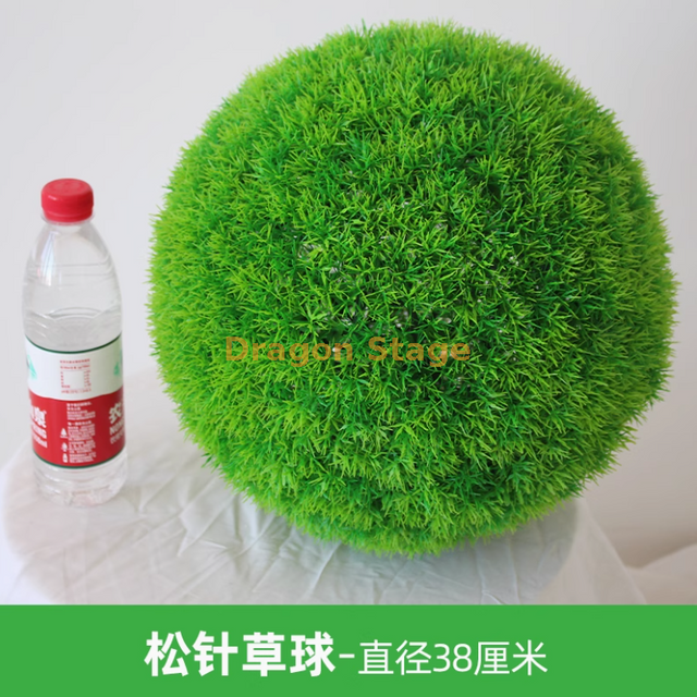 Смоделированная растительная трава мяч Milan Ball Пластиковый зеленый растение потолочный отдел
