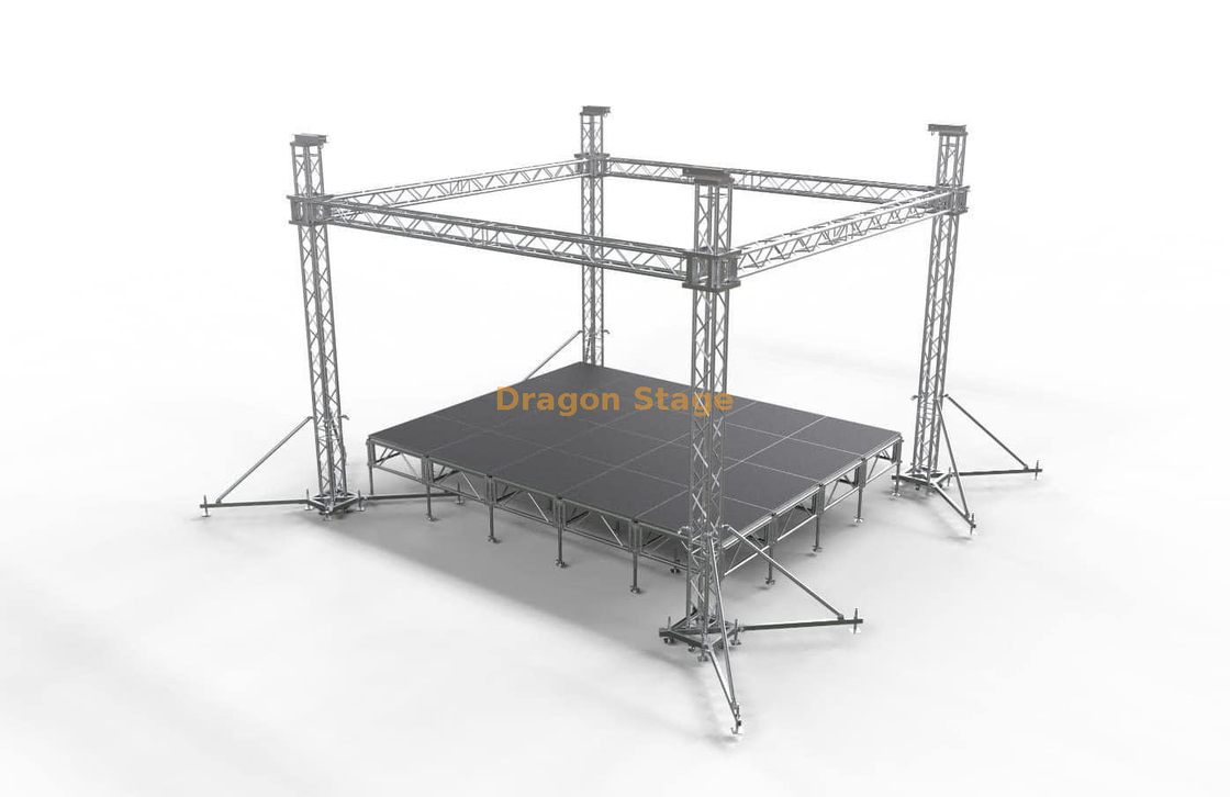 Структурное изготовленное освещение дешевые фермы 6x6x6m