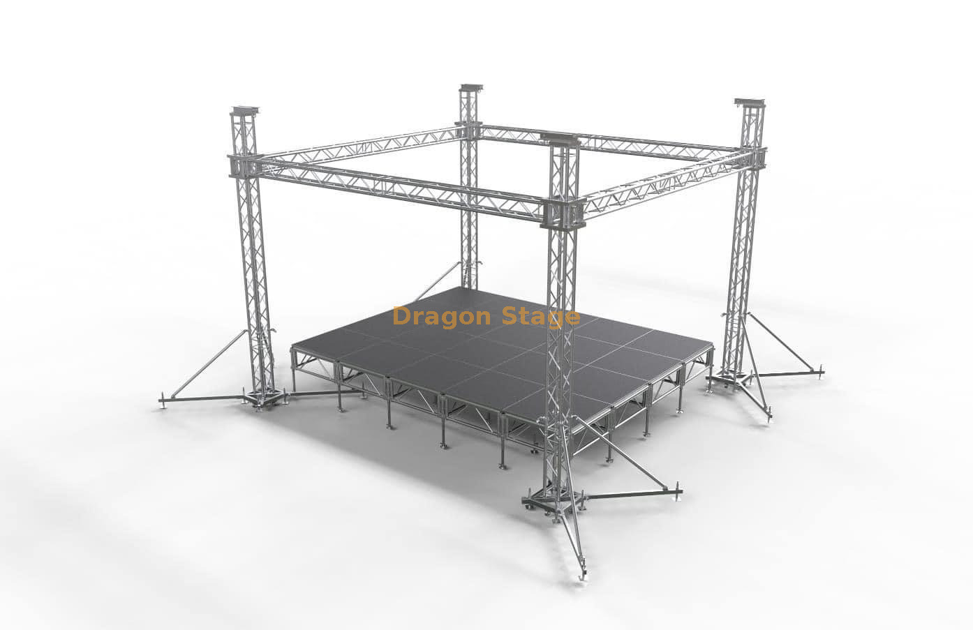 Структурное изготовленное освещение дешевые фермы 6x6x6m