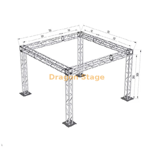300*300 мм Алюминиевый болт -болт -световой фермер 5x5x3m