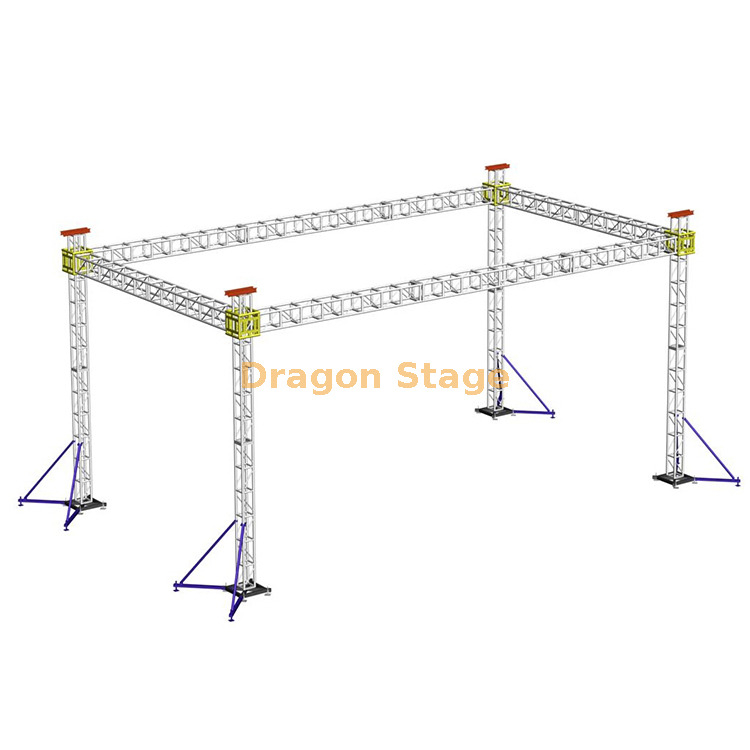 Открытая сцена для мероприятий 15x9x6 м от Stage Truss Maker