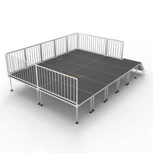 Комплект модульной сценической платформы с быстрой фиксацией 6,1x4,88 м