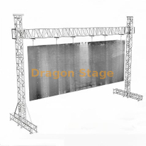 Сверхмощная алюминиевая ферменная система ворот размером 12x8 м для больших светодиодных видеостен