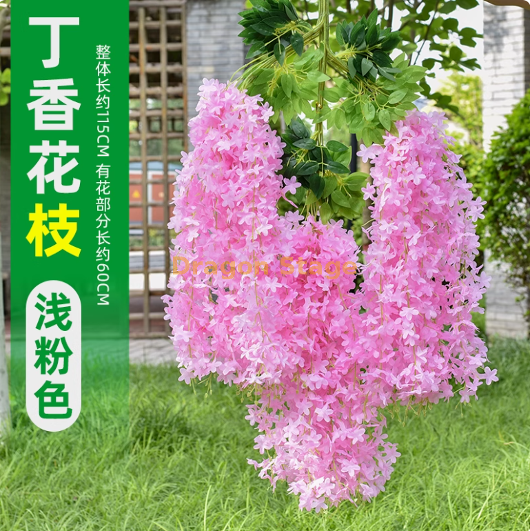 玫红色-浅粉 6 枝