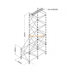 8-метровая высокопрофессиональная индивидуальная подвесная ферма слоя динамика