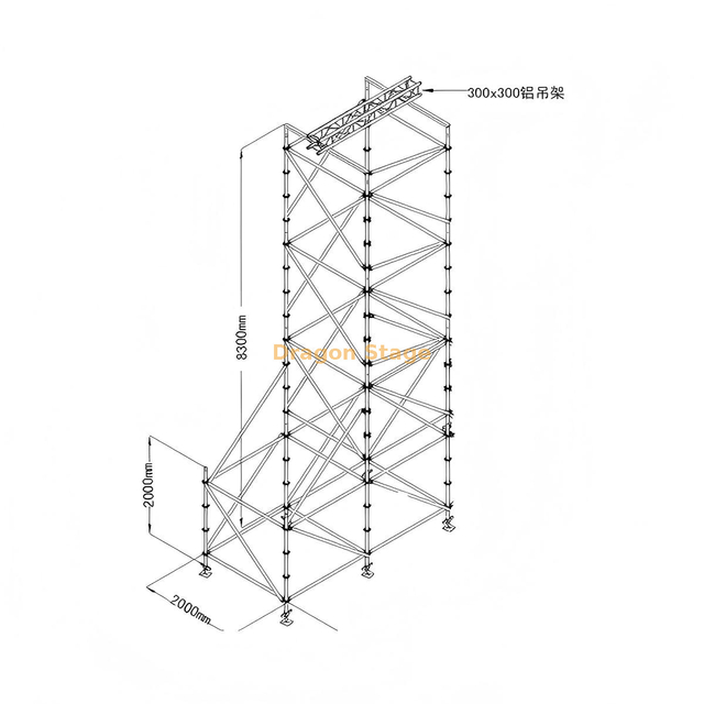 8-метровая высокопрофессиональная индивидуальная подвесная ферма слоя динамика