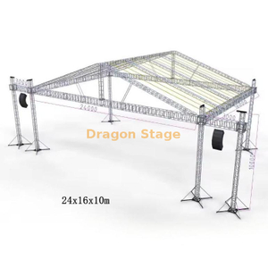 Большая концертная линия массива на крыше фермы 24x16x10m