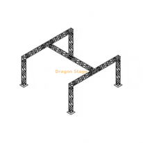 Мобильная ферменная система освещения сцены из алюминиевого сплава 6x6 м – сверхмощный профессиональный портал для мероприятий высотой 3 м