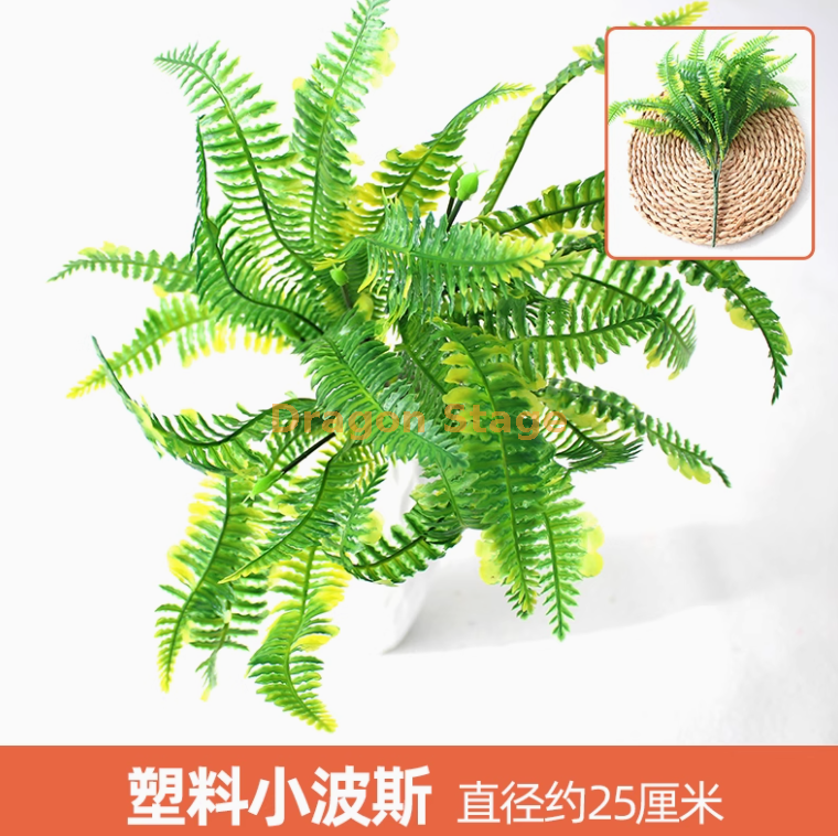 绿色 塑料小波斯 1 枝