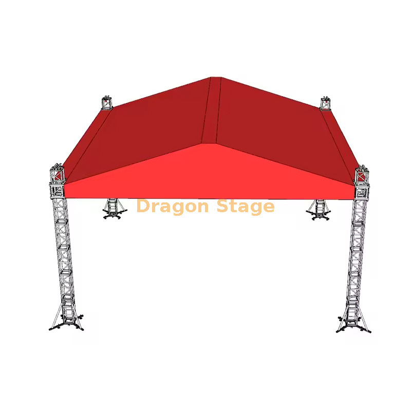 Система сцены концерта с крышей 10x10x6m
